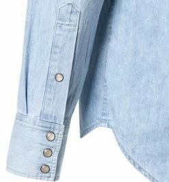 Bester Verkauf 😍 G-STAR Hemd 3 slim D12697-D013/424 👖 Jeanshemd, Slim Fit, Baumwolle, Hellblau 😍 -Hemden Verkaufsgeschäft 329555 norm3