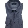 Angebote 🛒 CasaModa Casual Fit 1/1 under B.D.493247200/450 Hemd, Baumwolle, Marineblau-orange gemustert, Orange 🤩