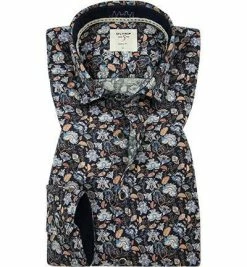 Bestpreis 🎉 OLYMP Casual Level Five 3042/44/28 Hemd, Casual Body Fit, Twill, Multicolor, Braun 💯