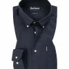 Schlussverkauf ✔️ Barbour Hemd Lambton navy MSH4556NY91 Tailored Fit, Twill, Denimblau meliert 👏