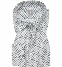 Top 10 ⌛ Jacques Britt Hemd Messina 662450/74 Slim Fit, Baumwolle, Dunkelgrün-weiß gemustert, Grün 🛒