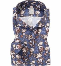 Top 10 ❤️ Jacques Britt Hemd Sardegna 632300/26 Custom Fit, Baumwolle, Multicolour gemustert, Braun 😍