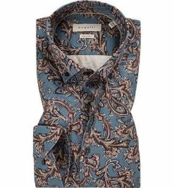 Top 10 🧨 bugatti Hemd 9351/48512/340 Modern Fit, Twill, Multicolor gemustert, Blau 🥰