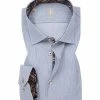 Aktion ❤️ Jacques Britt Hemd Como Mix 662210/17 Slim Fit, Baumwolle, Navy-weiß gestreift, Blau 😍