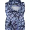 Blitzangebot 🥰 OLYMP Signature Tailored Fit 8547/44/14 Hemd, Popeline, Dunkelblau gemustert, Nachtblau 😉