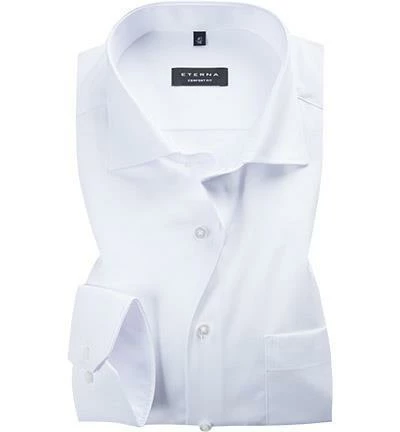 Angebote 😉 ETERNA Hemd 8817/E19K/65/00 Comfort Fit, Twill blickdicht, Weiß 🔥 1 Angebote 😉 ETERNA Hemd 8817/E19K/65/00 Comfort Fit, Twill blickdicht, Weiß 🔥