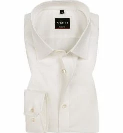 Bestes Angebot 🔥 Venti Hemd Body Fit 69 EL 001429/002 Extra langer Arm, Chambray, Ecru, Creme 💯