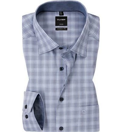 Aktion 😀 OLYMP Luxor Modern Fit 69EL 1221/49/13 Hemd, Baumwolle, Extra langer Arm, Hellblau kariert, Rauchblau ❤️ 1 Aktion 😀 OLYMP Luxor Modern Fit 69EL 1221/49/13 Hemd, Baumwolle, Extra langer Arm, Hellblau kariert, Rauchblau ❤️