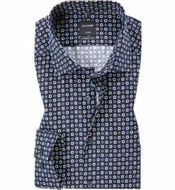Beste Bewertungen von 🧨 OLYMP Luxor Modern Fit 69EL 1207/49/28 Hemd, Baumwolle, Extra langer Arm, Dunkelblau gemustert, Dunkelblau 😍