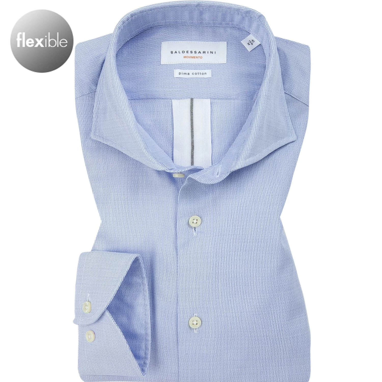 Budget 🎉 BALDESSARINI Hemd 41247/000/04944/6010 Tailored Fit, Baumwolle, Hellblau meliert, Himmelblau 🌟 1 Budget 🎉 BALDESSARINI Hemd 41247/000/04944/6010 Tailored Fit, Baumwolle, Hellblau meliert, Himmelblau 🌟