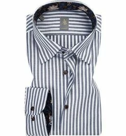 Beste Bewertungen von 👏 Jacques Britt Hemd Messina Mix 6322/16 Custom Fit, Baumwolle, Navy-weiß gestreift, Dunkelblau-weiß 🛒