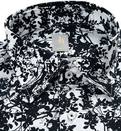 Auslauf 👍 Jacques Britt Hemd Messina 662350/19 Slim Fit, Baumwolle, Schwarz-weiß gemustert, Dunkelblau 🤩 2 Auslauf 👍 Jacques Britt Hemd Messina 662350/19 Slim Fit, Baumwolle, Schwarz-weiß gemustert, Dunkelblau 🤩 – Bild 2