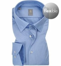 Großhandel 😍 Jacques Britt Hemd Messina Journey 652020/10 Perfect Fit, Baumwolle, Taubenblau, Hellblau ⌛