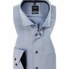 Am billigsten ❤️ OLYMP Luxor Modern Fit 69EL 1201/49/11 Hemd, Baumwolle, Extra langer Arm, Rauchblau meliert, Blau 👍