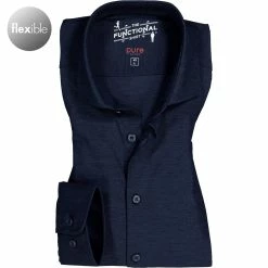 Bestpreis 🧨 PURE Hemd 3386-21150/139 Funktionsmaterial, Nachtblau meliert, Nachtblau ✨