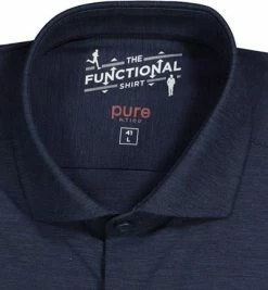 Bestpreis 🧨 PURE Hemd 3386-21150/139 Funktionsmaterial, Nachtblau meliert, Nachtblau ✨ -Hemden Verkaufsgeschäft 338474 norm2