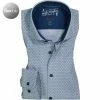 Brandneu 🎁 PURE Hemd 4031-21750/173 Funktionsmaterial, Bleu-weiß gemustert, Blau-weiß 🎁