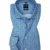 Coupon 🌟 OLYMP Level Five Body Fit 0766/64/11 Hemd, Baumwolle, Bleu-weiß gemustert, Bleu 🌟