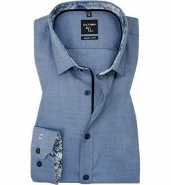 Billig 😀 OLYMP No Six Super Slim 0775/64/18 Hemd, Super Slim Fit, Baumwolle, Marine meliert, Marine 🎉