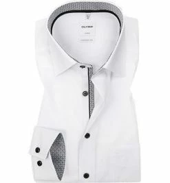 Coupon 👍 OLYMP Luxor Comfort Fit 0713/64/67 Hemd, Chambray, Weiß, Anthrazit ❤️