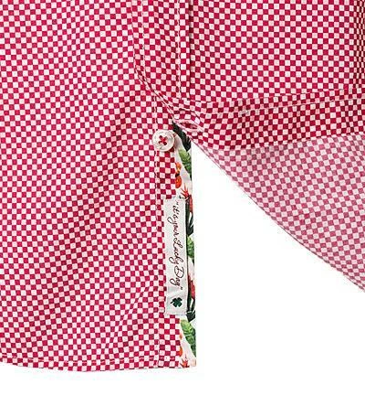 Großhandel 😉 Lucky de Luca Hemd Nyro 91103/1 Popeline, Rot kariert, Rot 🎁 3 Großhandel 😉 Lucky de Luca Hemd Nyro 91103/1 Popeline, Rot kariert, Rot 🎁 – Bild 3