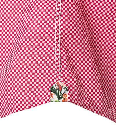 Großhandel 😉 Lucky de Luca Hemd Nyro 91103/1 Popeline, Rot kariert, Rot 🎁 4 Großhandel 😉 Lucky de Luca Hemd Nyro 91103/1 Popeline, Rot kariert, Rot 🎁 – Bild 4