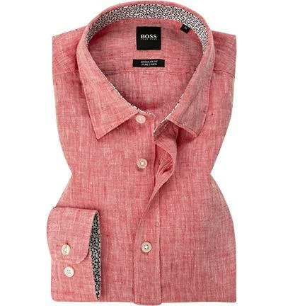 Brandneu ✨ BOSS Hemd Lukas 50427135/617 Regular Fit, Reines Leinen, Rot, Rot meliert 😉 1 Brandneu ✨ BOSS Hemd Lukas 50427135/617 Regular Fit, Reines Leinen, Rot, Rot meliert 😉