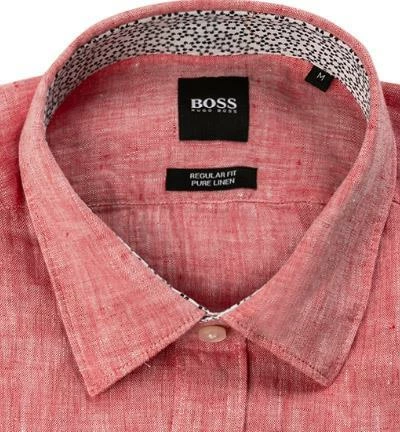Brandneu ✨ BOSS Hemd Lukas 50427135/617 Regular Fit, Reines Leinen, Rot, Rot meliert 😉 2 Brandneu ✨ BOSS Hemd Lukas 50427135/617 Regular Fit, Reines Leinen, Rot, Rot meliert 😉 – Bild 2