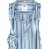 Bester Verkauf 🥰 OLYMP Level Five Body Fit smartbusiness 3538/54/18 Hemd, Baumwolle, Marineblau gestreift, Marine 🎁