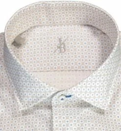 Schlussverkauf ❤️ Jacques Britt Hemd Siena 856080/23 Perfect Fit, Baumwolle, Beige gemustert, Beige 🧨 -Hemden Verkaufsgeschäft 340759 norm2