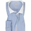 Billig 🥰 Jacques Britt Hemd Como CC 866080/15 Slim Fit, Baumwolle, Marineblau gestreift, Blau 👍