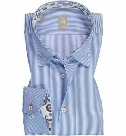Beste Bewertungen von 😉 Jacques Britt Hemd Messina Mix 836010/13 Custom Fit, Baumwolle, Dunkelblau-weiß gestreift, Dunkelblau-weiß ⌛