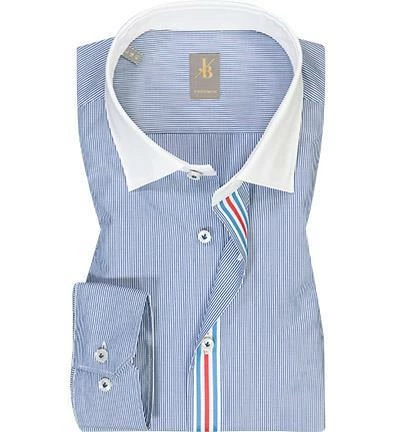 Budget 🎉 Jacques Britt Hemd Como CC 836080/15 Custom Fit, Baumwolle, Marineblau gestreift, Blau ✨ 1 Budget 🎉 Jacques Britt Hemd Como CC 836080/15 Custom Fit, Baumwolle, Marineblau gestreift, Blau ✨