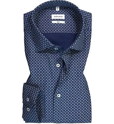 Aktion 🧨 Seidensticker Hemd EL 694815/17 Slim Fit, Baumwolle, Extra langer Arm, Blau gemustert, Blau 👍 1 Aktion 🧨 Seidensticker Hemd EL 694815/17 Slim Fit, Baumwolle, Extra langer Arm, Blau gemustert, Blau 👍