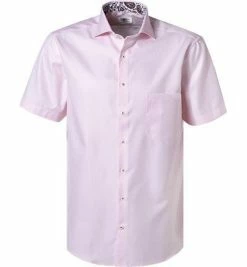 Großhandel 🤩 Stenströms Hemd 684114/2308/540 Kurzarmhemd, Fitted Body, Baumwolle, Rosa 😀