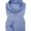 Schlussverkauf 🧨 Stenströms Hemd 675221/7970/120 Fitted Body, Reines Leinen, Himmelblau meliert, Himmelblau 💯