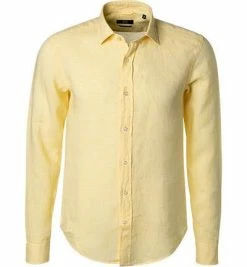 Top 10 🧨 BOSS Hemd Joy 50429072/741 Slim Fit, Reines Leinen, Hellgelb , Hellgelb 🛒