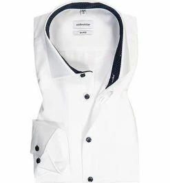 Auslauf ⭐ Seidensticker Hemd 293690/01 Shaped Fit, Baumwolle, Weiß 💯