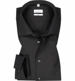 Rabatt 👍 Seidensticker Hemd 693690/39 Slim Fit, Baumwolle, Schwarz 🛒