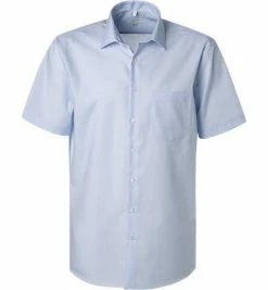 Schlussverkauf 😍 Seidensticker Hemd 001001/12 Kurzarmhemd, Regular Fit, Baumwolle, Hellblau 🛒