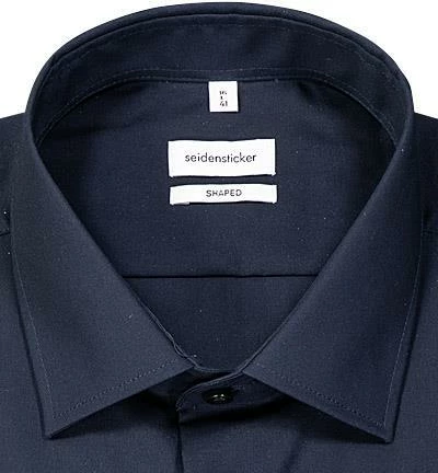 Auslauf 🌟 Seidensticker Hemd 021000/19 Shaped Fit, Popeline, Nachtblau 🥰 2 Auslauf 🌟 Seidensticker Hemd 021000/19 Shaped Fit, Popeline, Nachtblau 🥰 – Bild 2