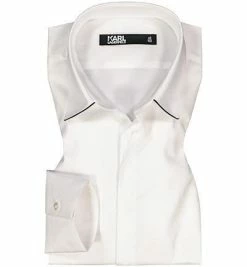 Auslauf ⌛ KARL LAGERFELD Hemd 605121/60/501699/10 Modern Fit, Twill, Weiß ⌛