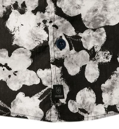 Bestpreis 🤩 Strellson Hemd Corvin 30020204/420 Kurzarmhemd, Baumwolle, Schwarz-weiß gemustert, Schwarz-weiß 🥰 3 Bestpreis 🤩 Strellson Hemd Corvin 30020204/420 Kurzarmhemd, Baumwolle, Schwarz-weiß gemustert, Schwarz-weiß 🥰 – Bild 3