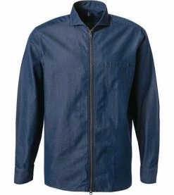 Angebote 🛒 Jacques Britt Overshirt Zip 856171/18 Denim, Blau 🧨