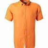 Coupon 🤩 B.D. BAGGIES Hemd TC162/B001/TS14/256 Kurzarmhemd, Regular Fit, Reines Leinen, Orange 👏