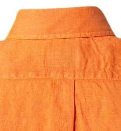 Coupon 🤩 B.D. BAGGIES Hemd TC162/B001/TS14/256 Kurzarmhemd, Regular Fit, Reines Leinen, Orange 👏 -Hemden Verkaufsgeschäft 345421 norm3