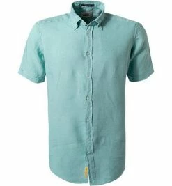Bestpreis 🔔 B.D. BAGGIES Hemd TC162/B001/TS14/225 Kurzarmhemd, Regular Fit, Reines Leinen, Hellgrün 🎁