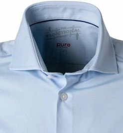 Billig 🎉 PURE Hemd 4030-22750/100 Kurzarmhemd, Funktionsmaterial, Hellblau meliert, Hellblau ✔️ -Hemden Verkaufsgeschäft 345730 norm2