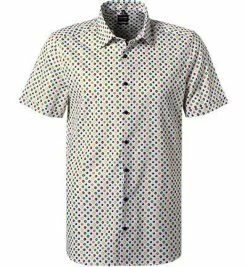 Blitzangebot 🎁 OLYMP Level Five Body Fit 2094/52/45 Kurzarmhemd, Baumwolle, Multicolor gemustert, Multicolor 🧨