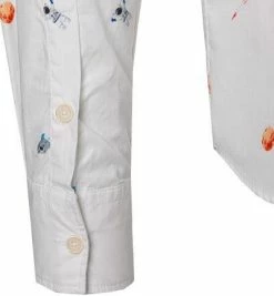 Brandneu 🎁 BOB Hemd KOREA503 T503/bianco Popeline, Weiß gemustert 🛒 -Hemden Verkaufsgeschäft 345930 norm4